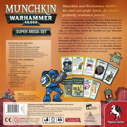 Munchkin Warhammer 40,000 - Super-Mega-Set Rückseite