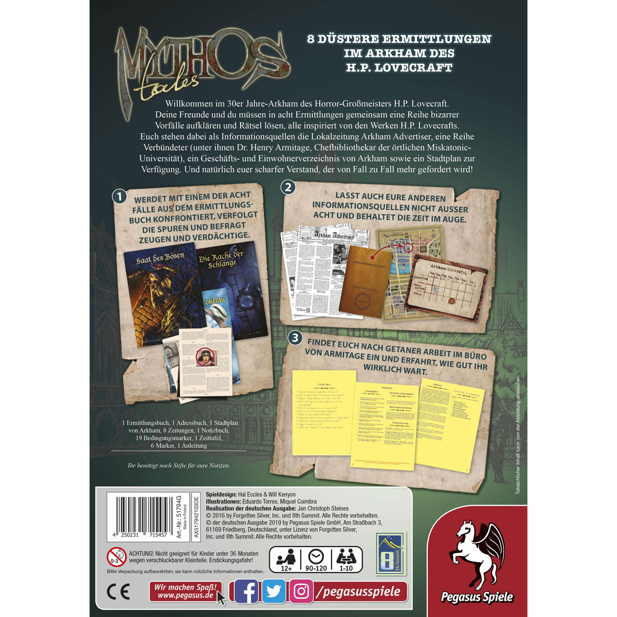 Mythos Tales Rückseite