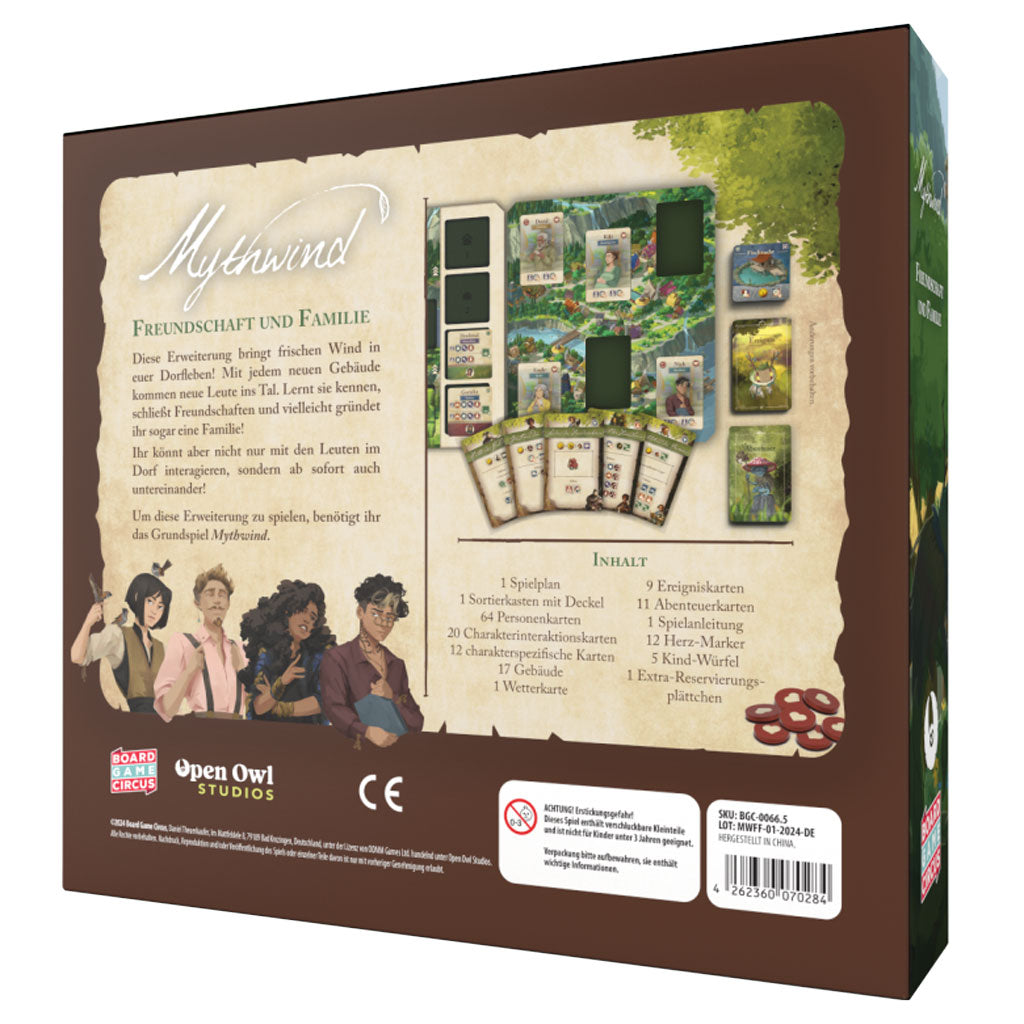 Mythwind: Freundschaft und Familie Rückseite