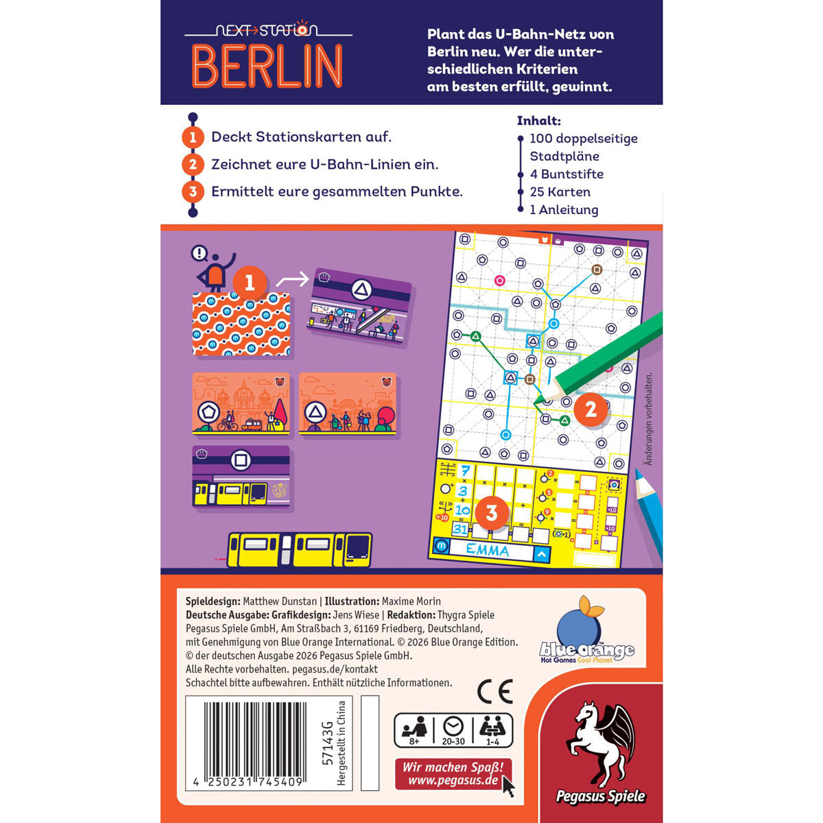 Next Station: Berlin Rückseite