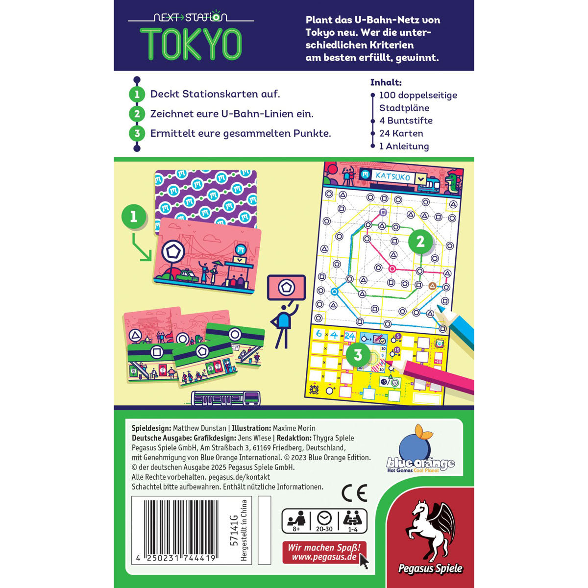 Next Station: Tokyo Rückseite
