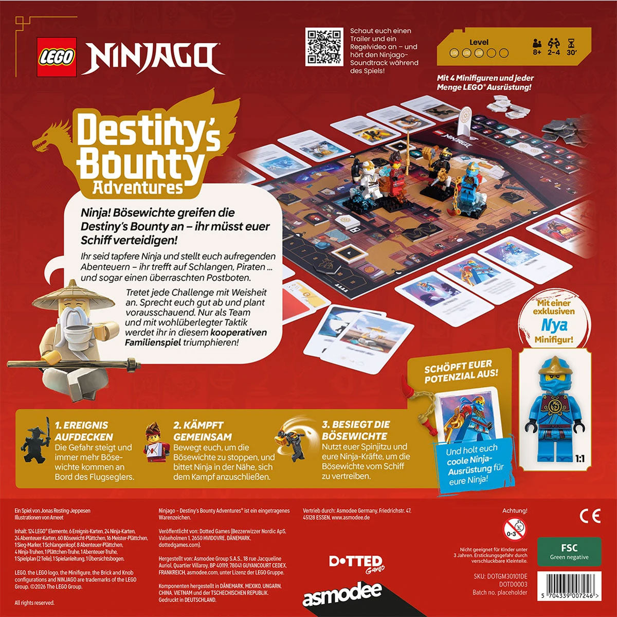 Ninjago: Destiny's Bounty Adventures Rückseite