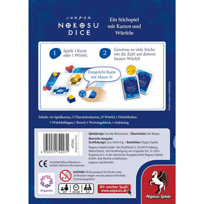 Nokosu Dice Rückseite