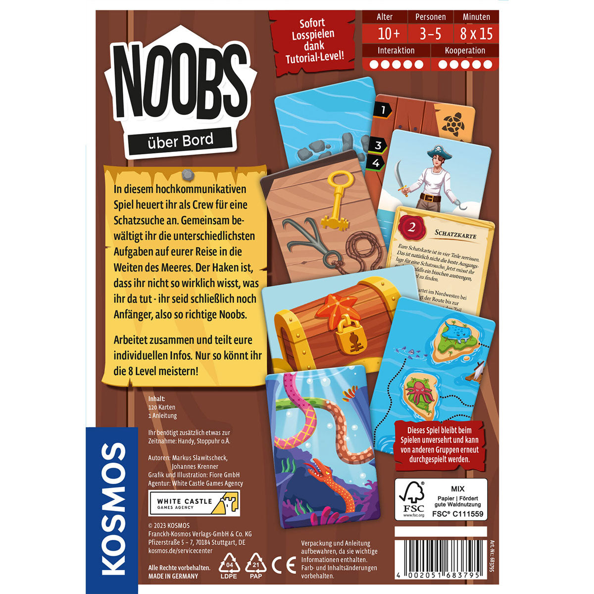 Noobs über Bord Rückseite