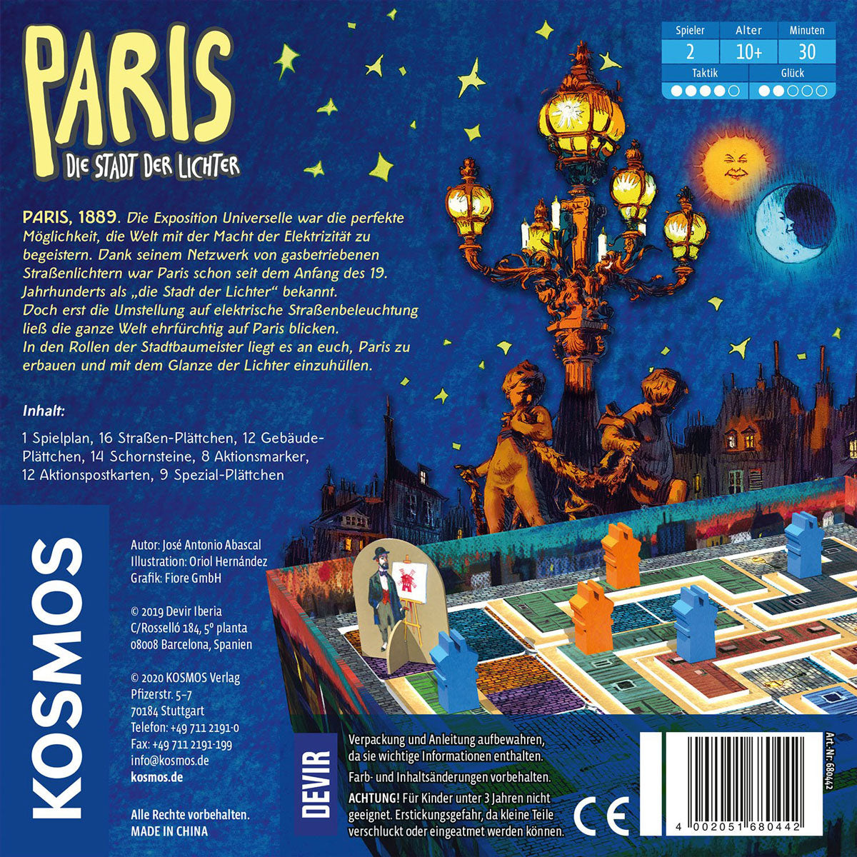 Paris - Die Stadt der Lichter Rückseite