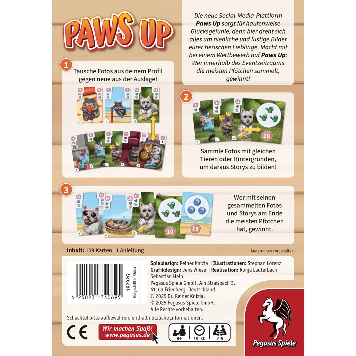 Paws Up Rückseite