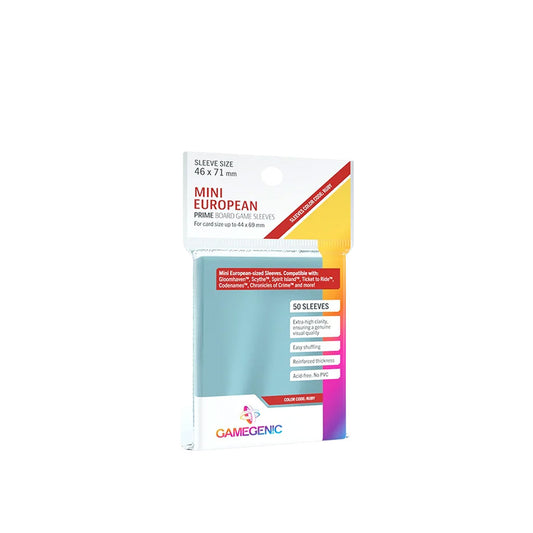 Gamegenic Prime Sleeves: RUBY (46x71mm)