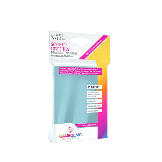 Gamegenic Prime Sleeves: MAGENTA (72x112mm)
