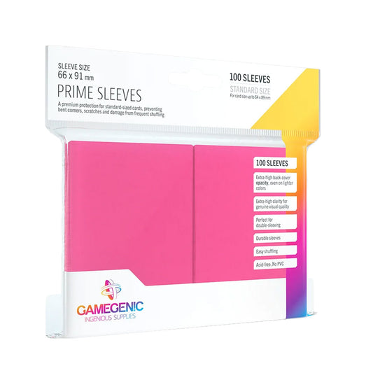 Gamegenic Prime Sleeves: Standard Size in Pink