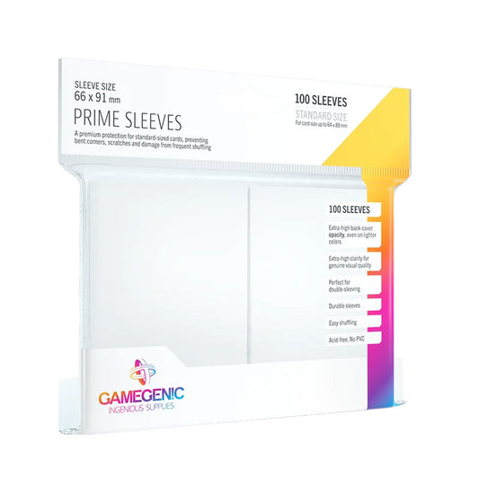 Gamegenic Prime Sleeves: Standard Size in Weiß