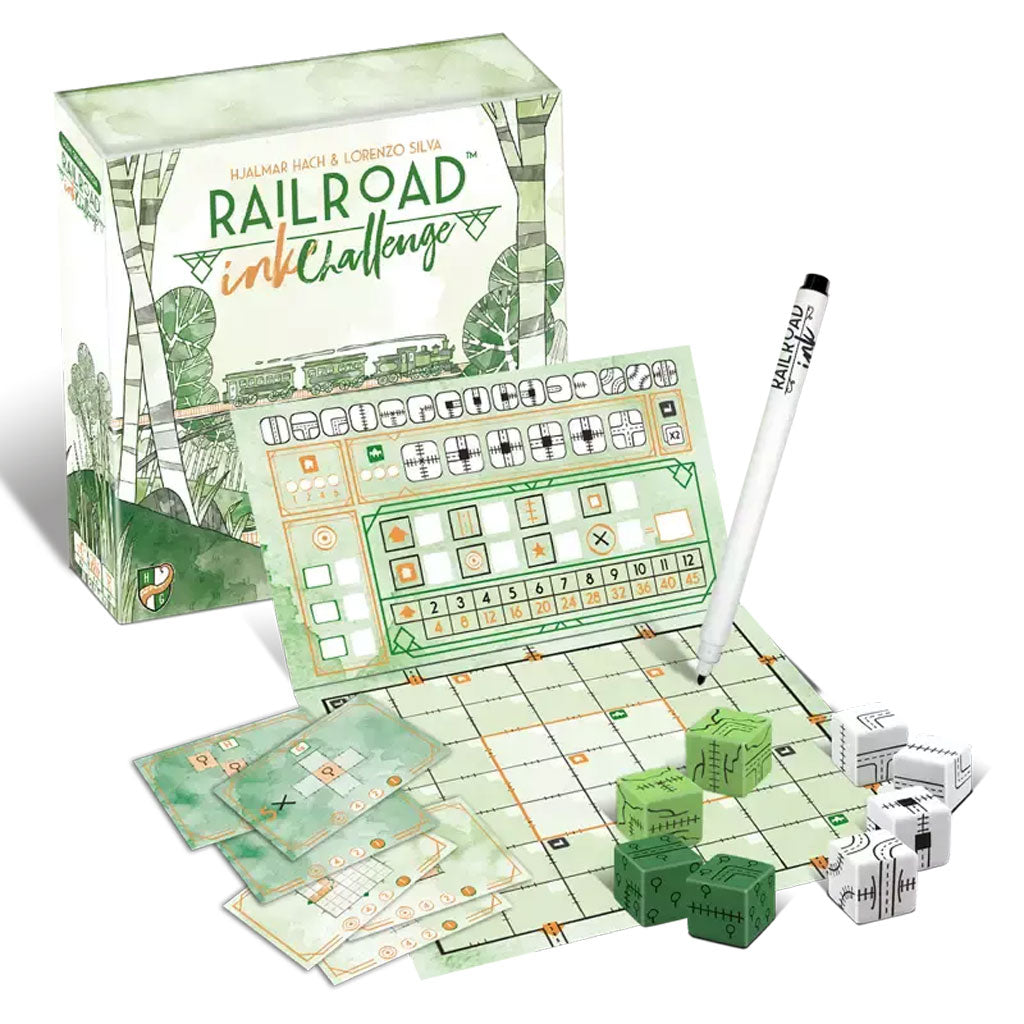 Railroad Ink Challenge: Edition Blattgrün Detail