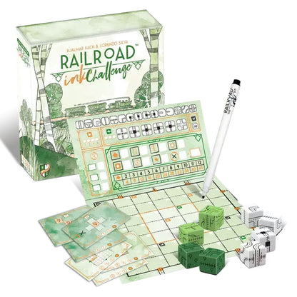 Railroad Ink Challenge: Edition Blattgrün Detail