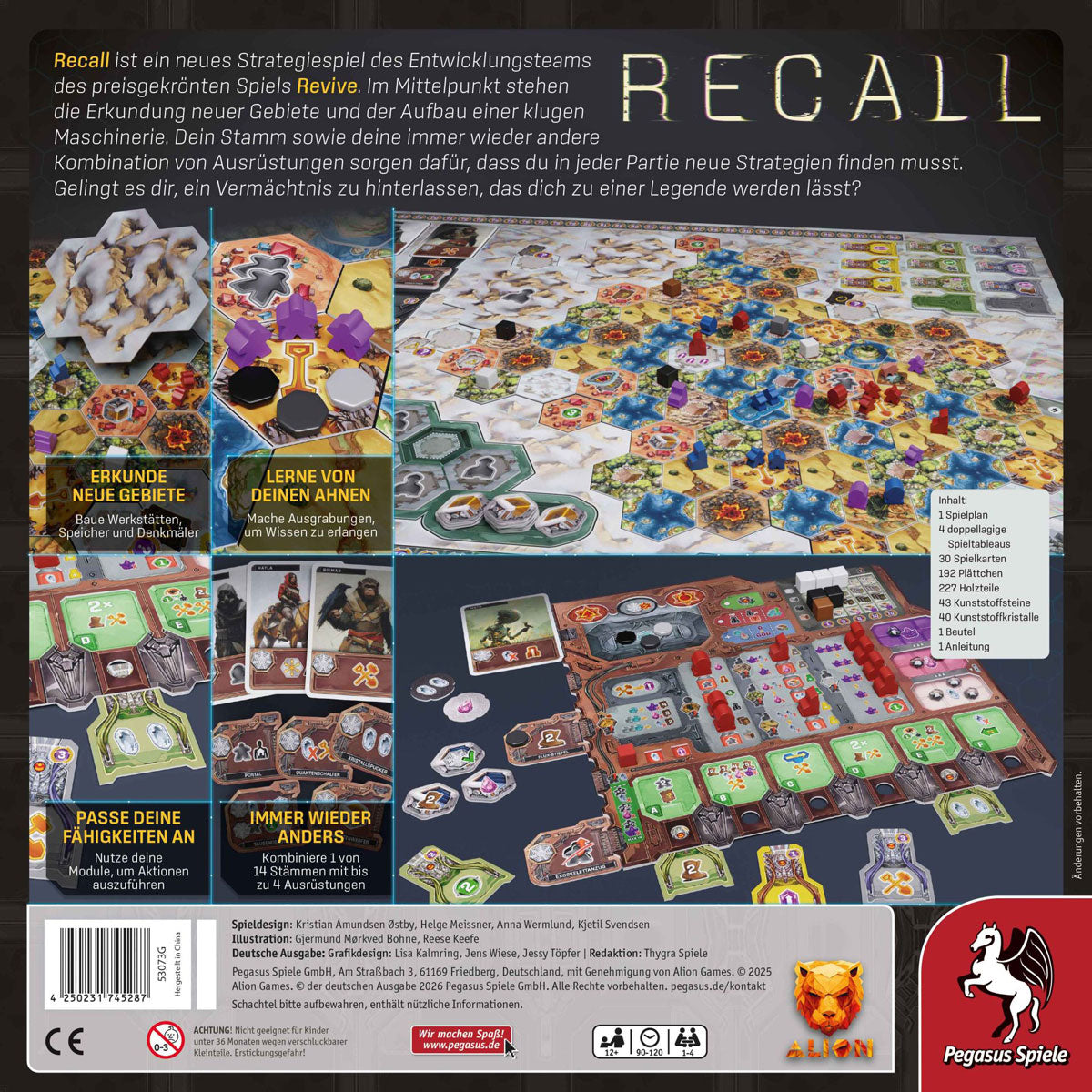 Recall Rückseite