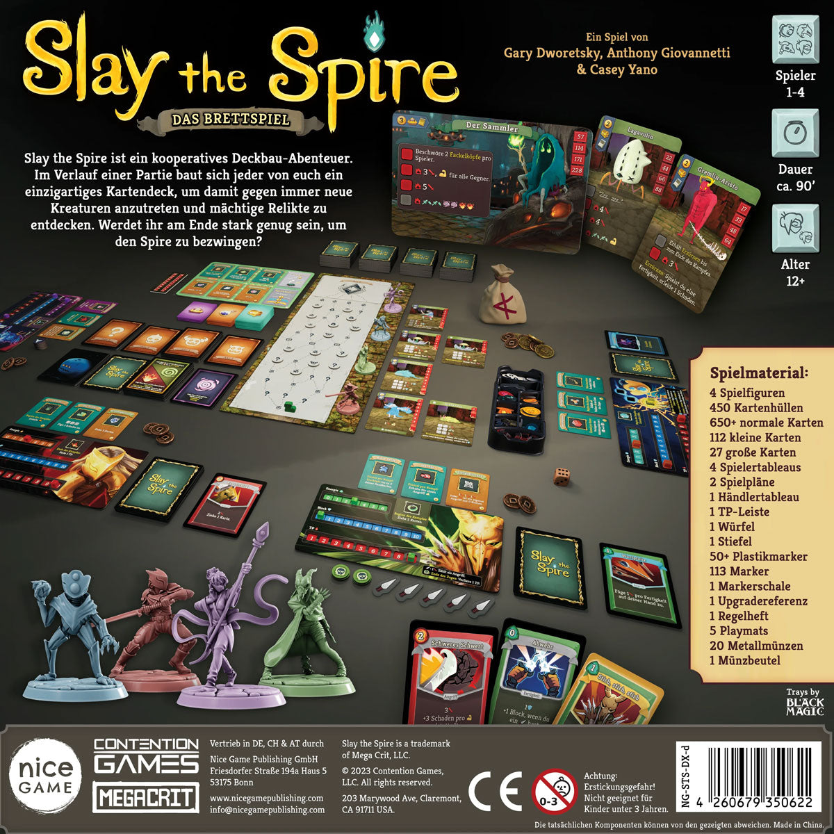 Slay the Spire - Das Brettspiel (Collector's Edition) Rückseite