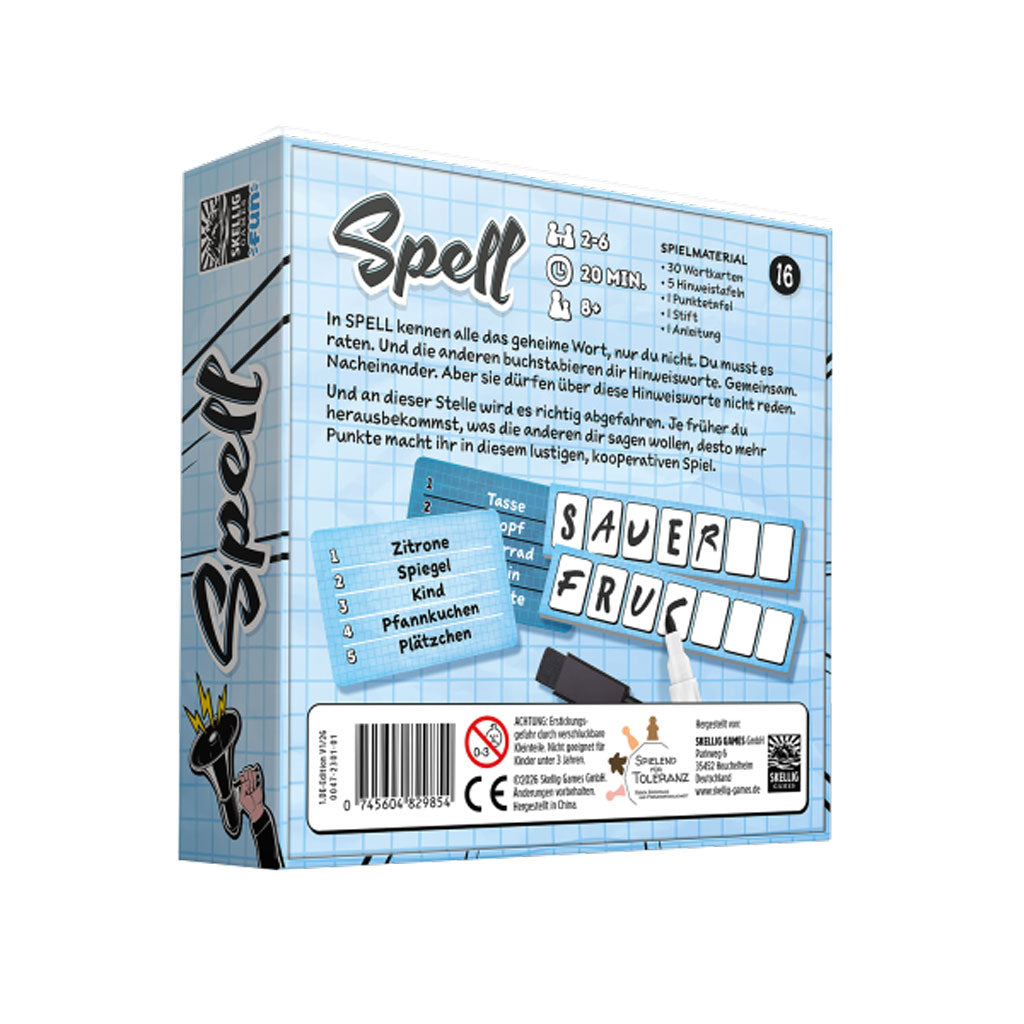 Spell Boxrückseite