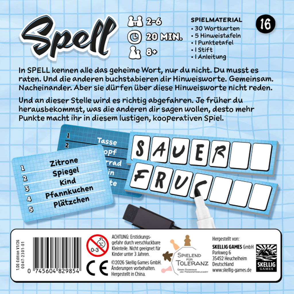 Spell Rückseite
