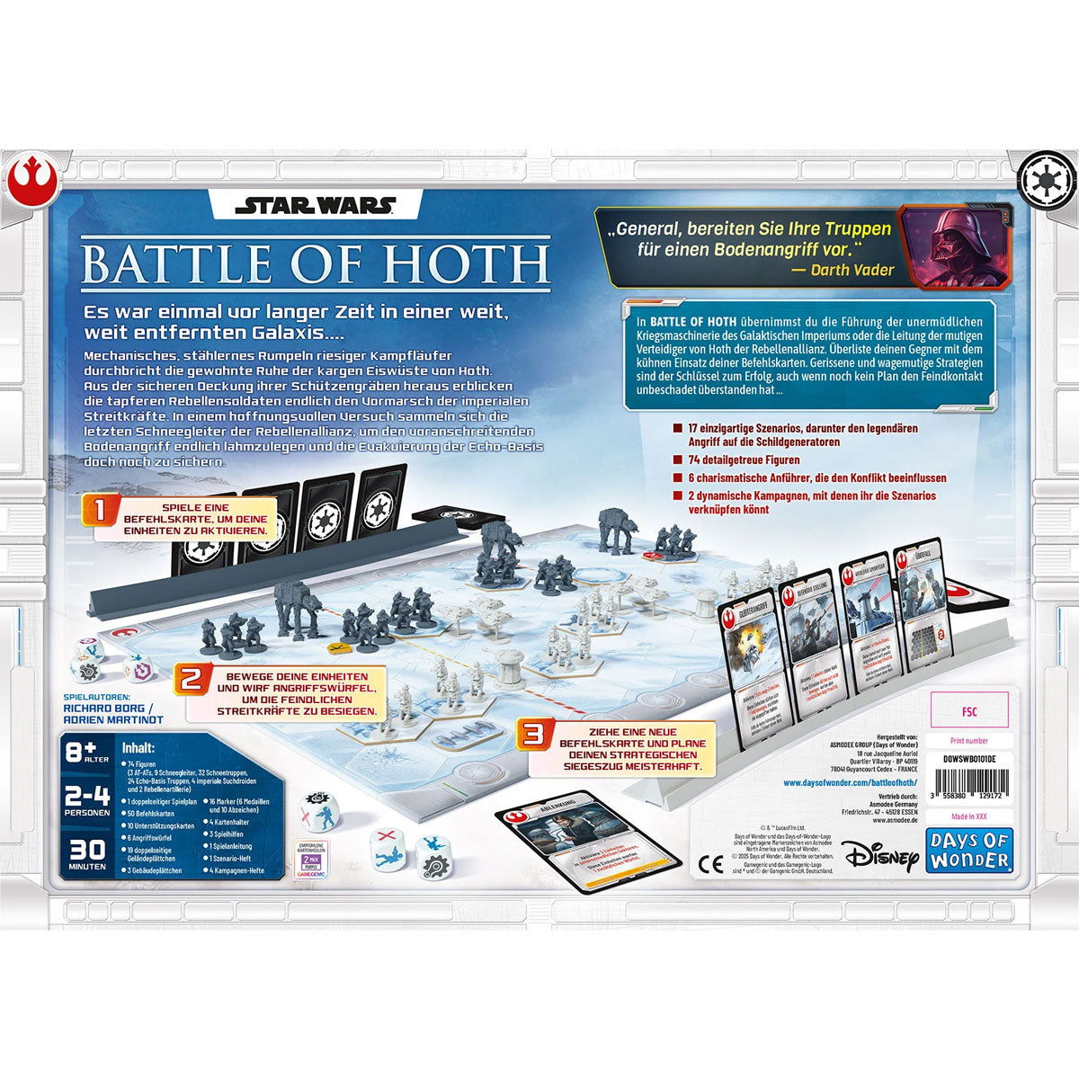 Star Wars: Battle of Hoth Rückseite