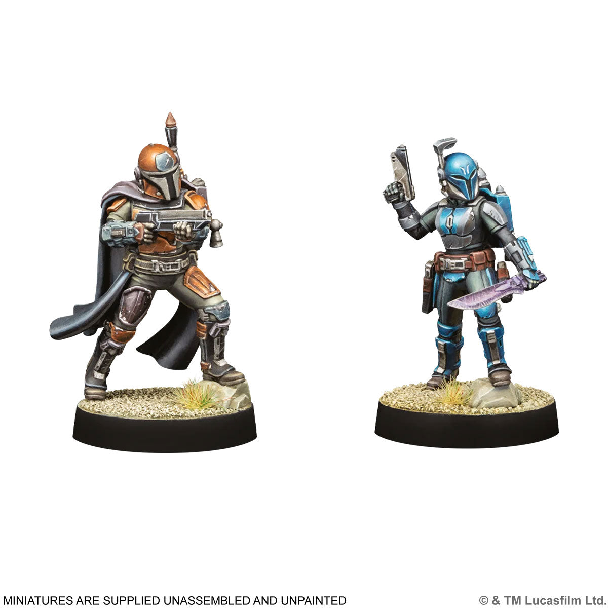 Star Wars: Legion - Customizable Mandalorian Leader & Hunter Detail