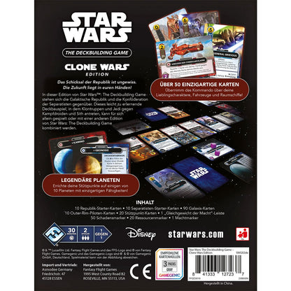 Star Wars: The Deckbuilding Game - Clone Wars Edition Rückseite