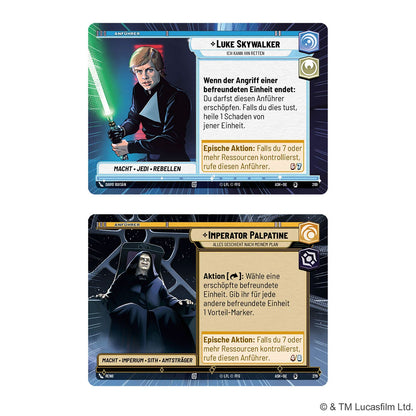 Star Wars: Unlimited - Asche des Imperiums (Prerelease-Box) Detail