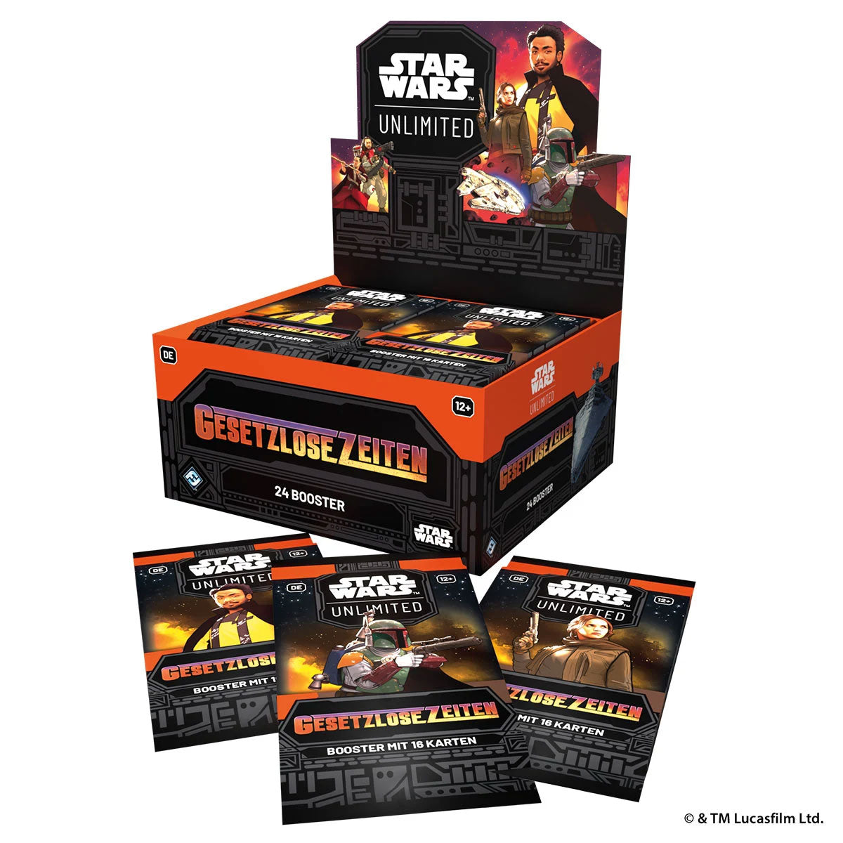 Star Wars: Unlimited - Gesetzlose Zeiten (Booster-Display) Detail