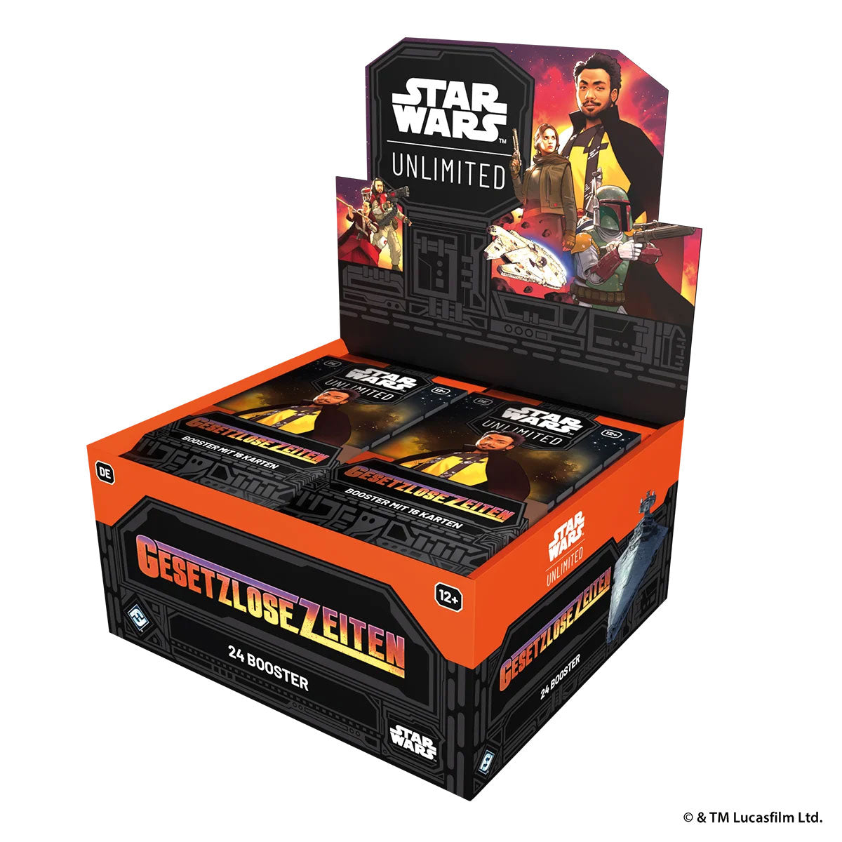 Star Wars: Unlimited - Gesetzlose Zeiten (Booster-Display) Box