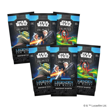 Star Wars: Unlimited - Legenden der Macht (Prerelease-Box) Booster