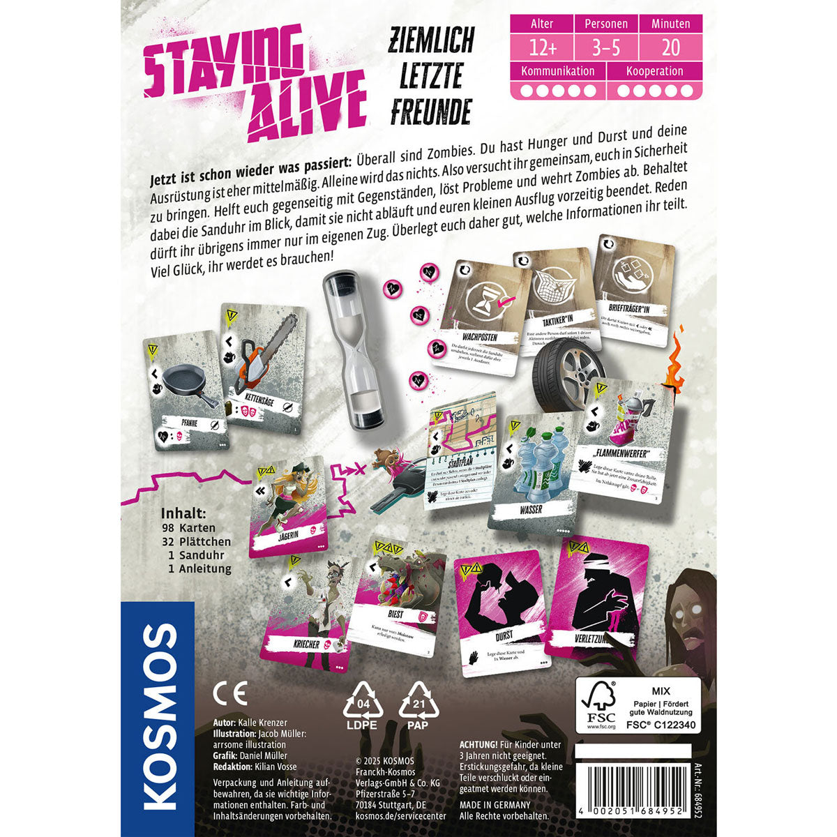 Staying Alive Rückseite