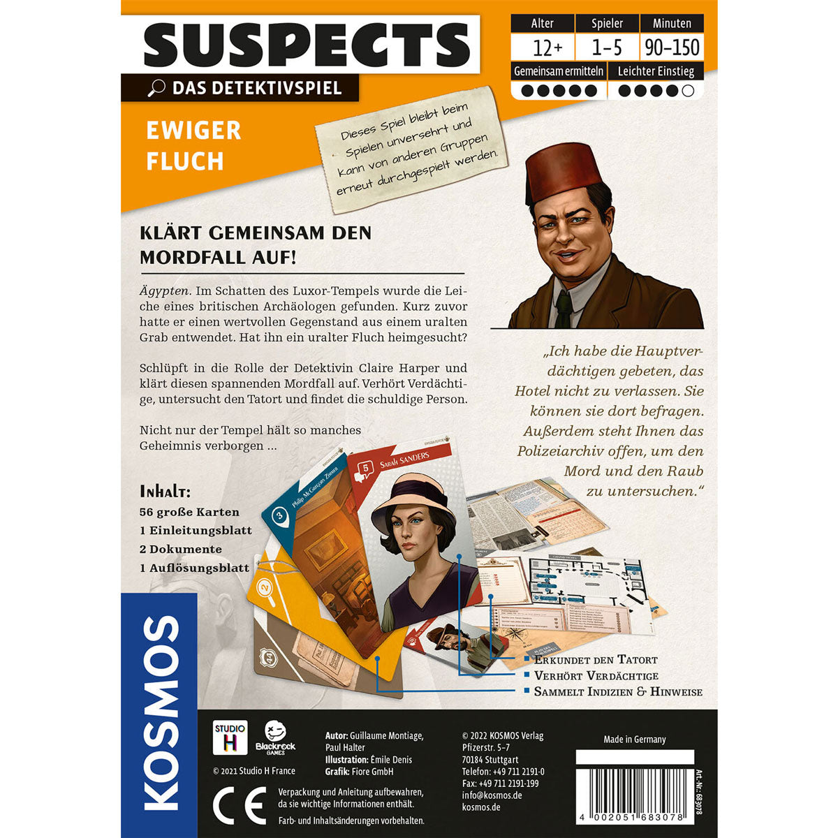 Suspects - Ewiger Fluch Rückseite