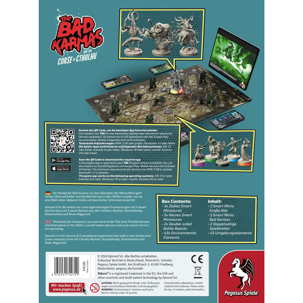 Teburu: The Bad Karmas and the Curse of Cthulhu - Volume 5 Rückseite