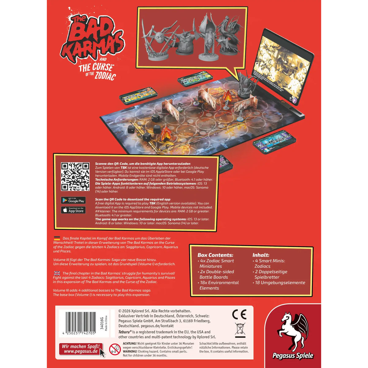 Teburu: The Bad Karmas and The Curse of the Zodiac - Volume 3 Rückseite