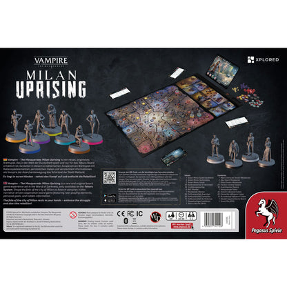Teburu: Vampire: The Masquerade - Milan Uprising Rückseite