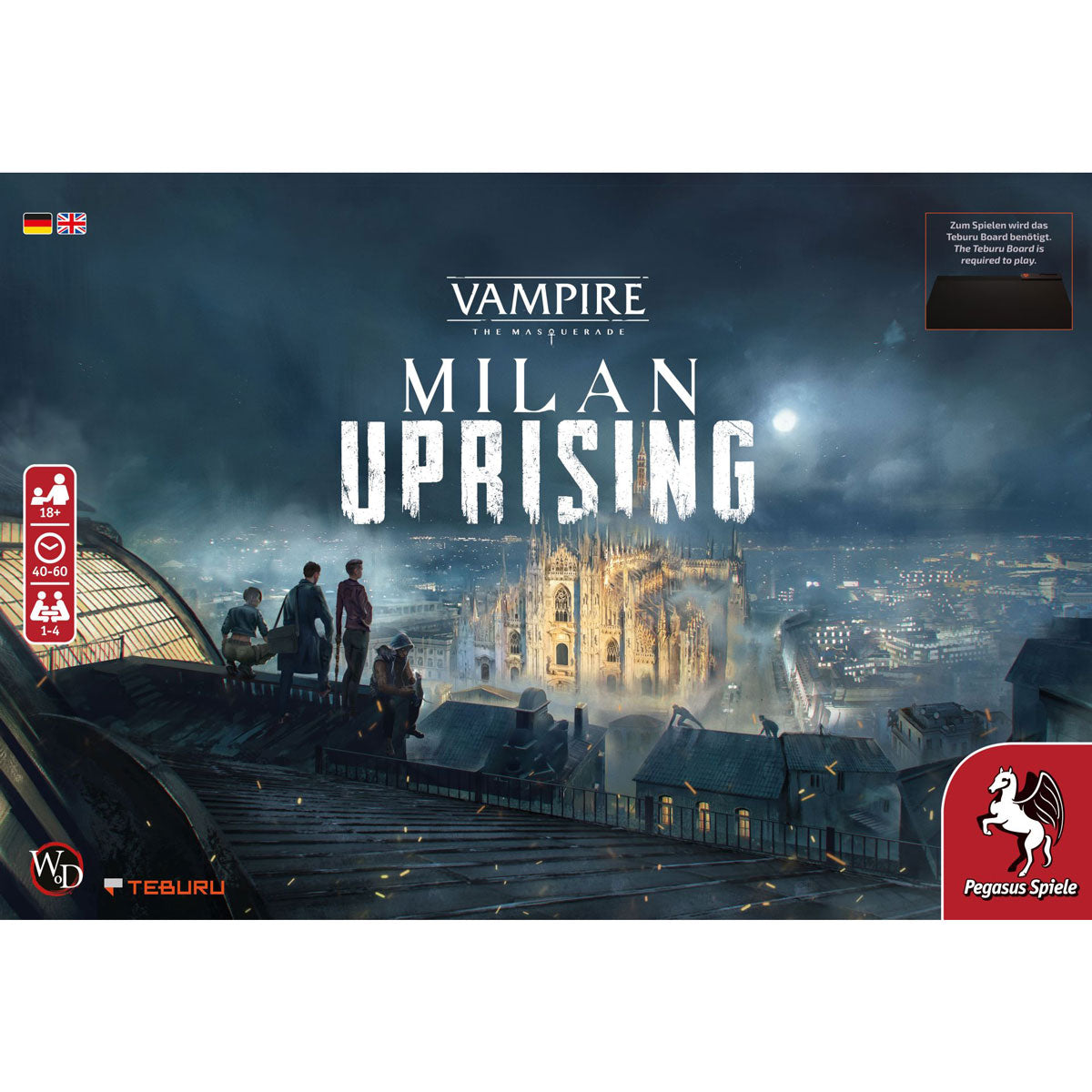 Teburu: Vampire: The Masquerade - Milan Uprising Cover