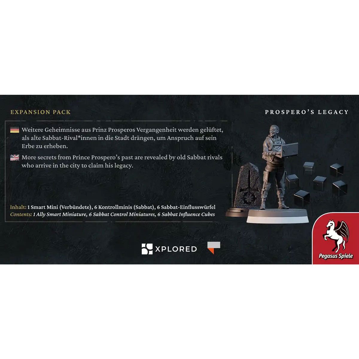 Teburu: Vampire: The Masquerade - Milan Uprising: Prospero's Legacy Rückseite