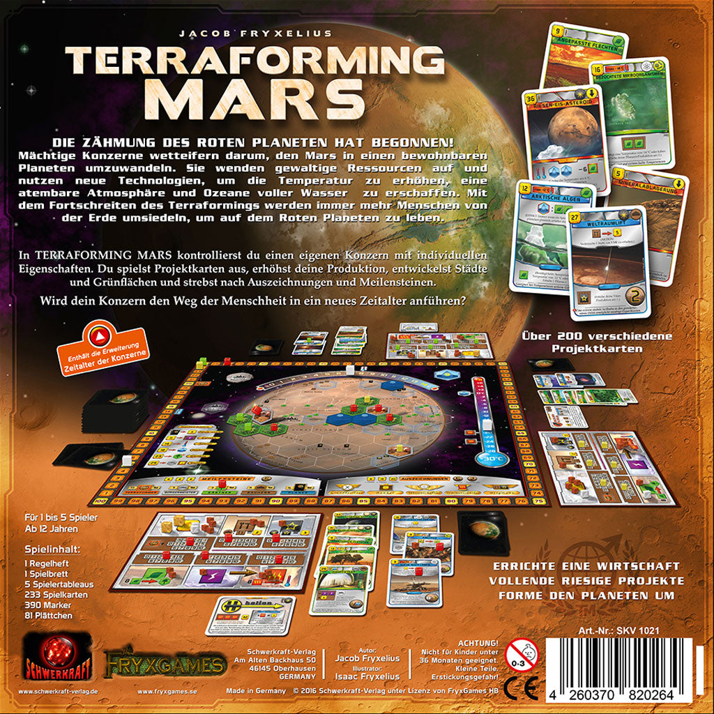 Terraforming Mars Rückseite