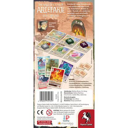 The Vale of Eternity: Artefakte Rückseite