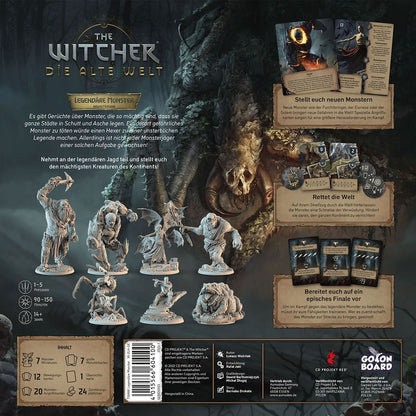 The Witcher: Die Alte Welt - Legendäre Monster Rückseite
