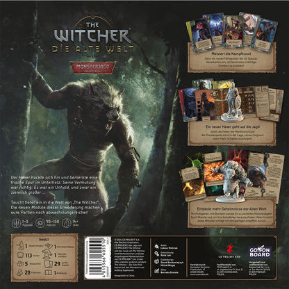 The Witcher: Die Alte Welt - Monsterjagd Rückseite