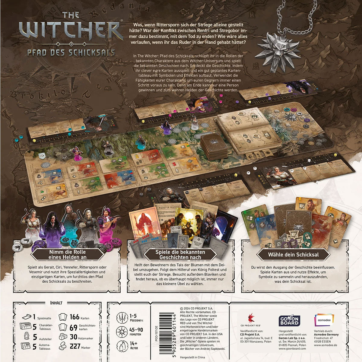 The Witcher - Pfad des Schicksals Rückseite