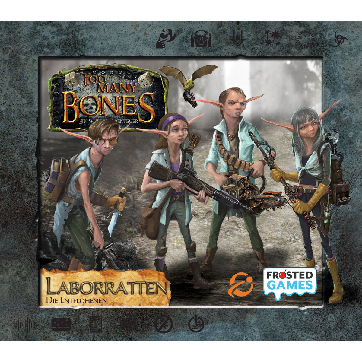 Too Many Bones: Laborratten Cover