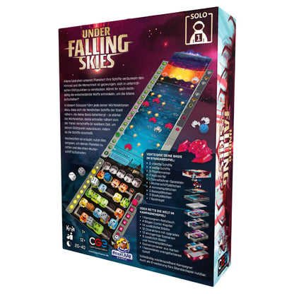 Under Falling Skies Box Rückseite