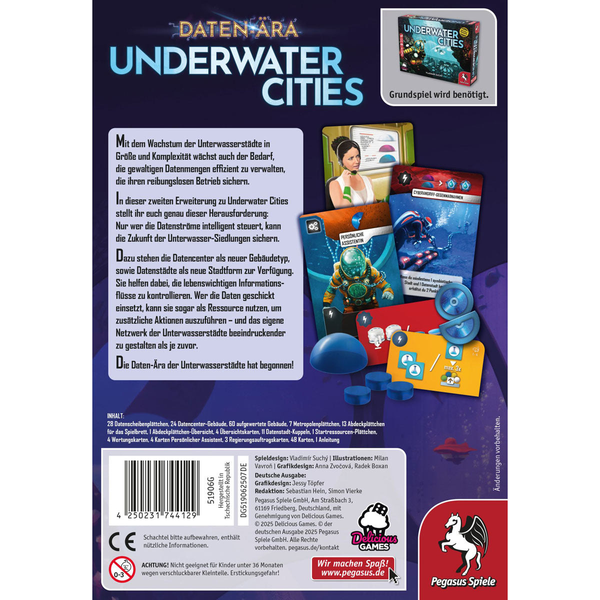 Underwater Cities: Daten-Ära Rückseite