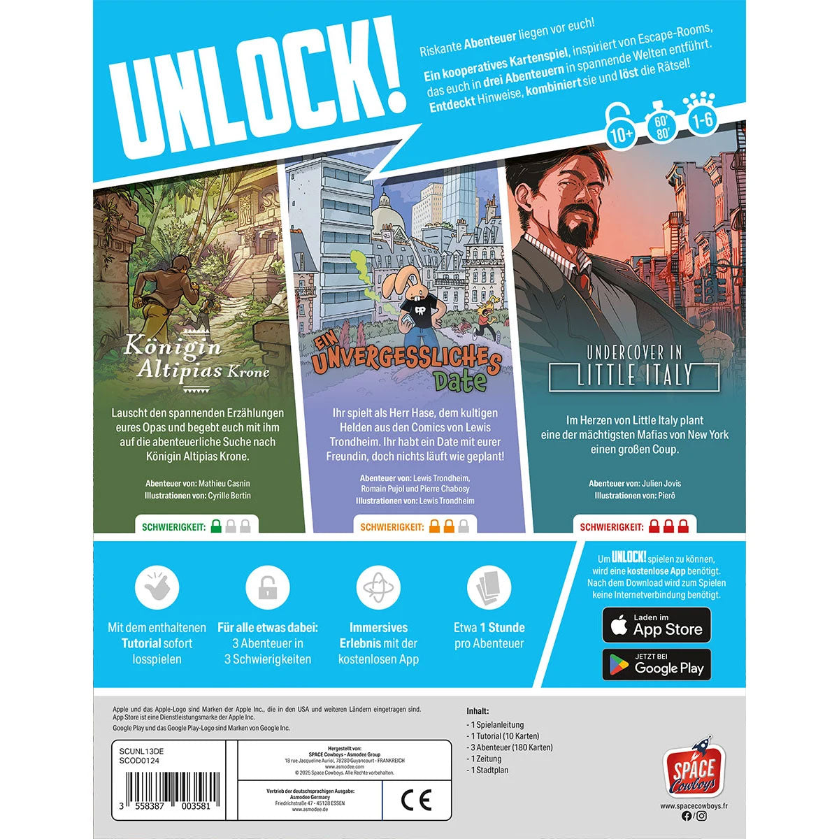 Unlock! Risky Adventures Rückseite