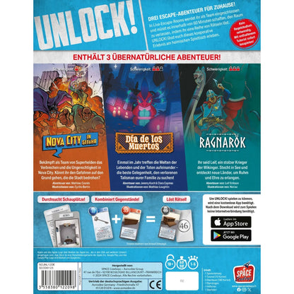 Unlock! Supernatural Adventures Rückseite