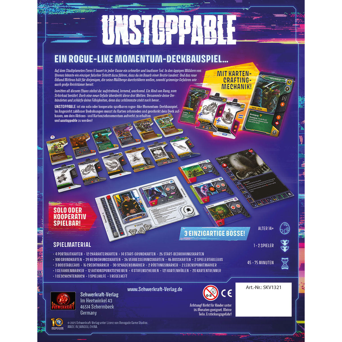 Unstoppable Rückseite