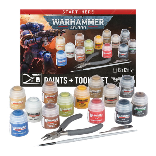 Warhammer 40.000 - Paints + Tools Set (60-12)