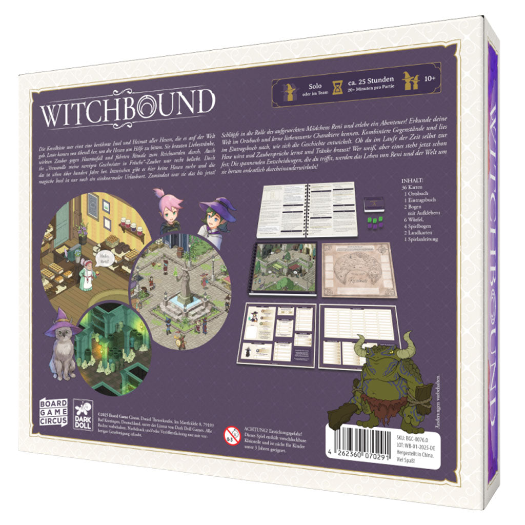 Witchbound Rückseite