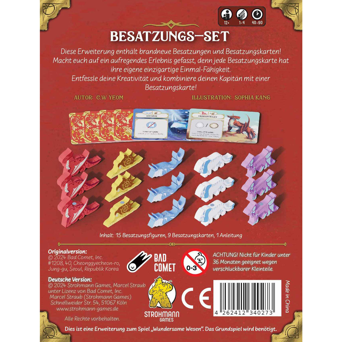 Wundersame Wesen: Besatzungs-Set Rückseite