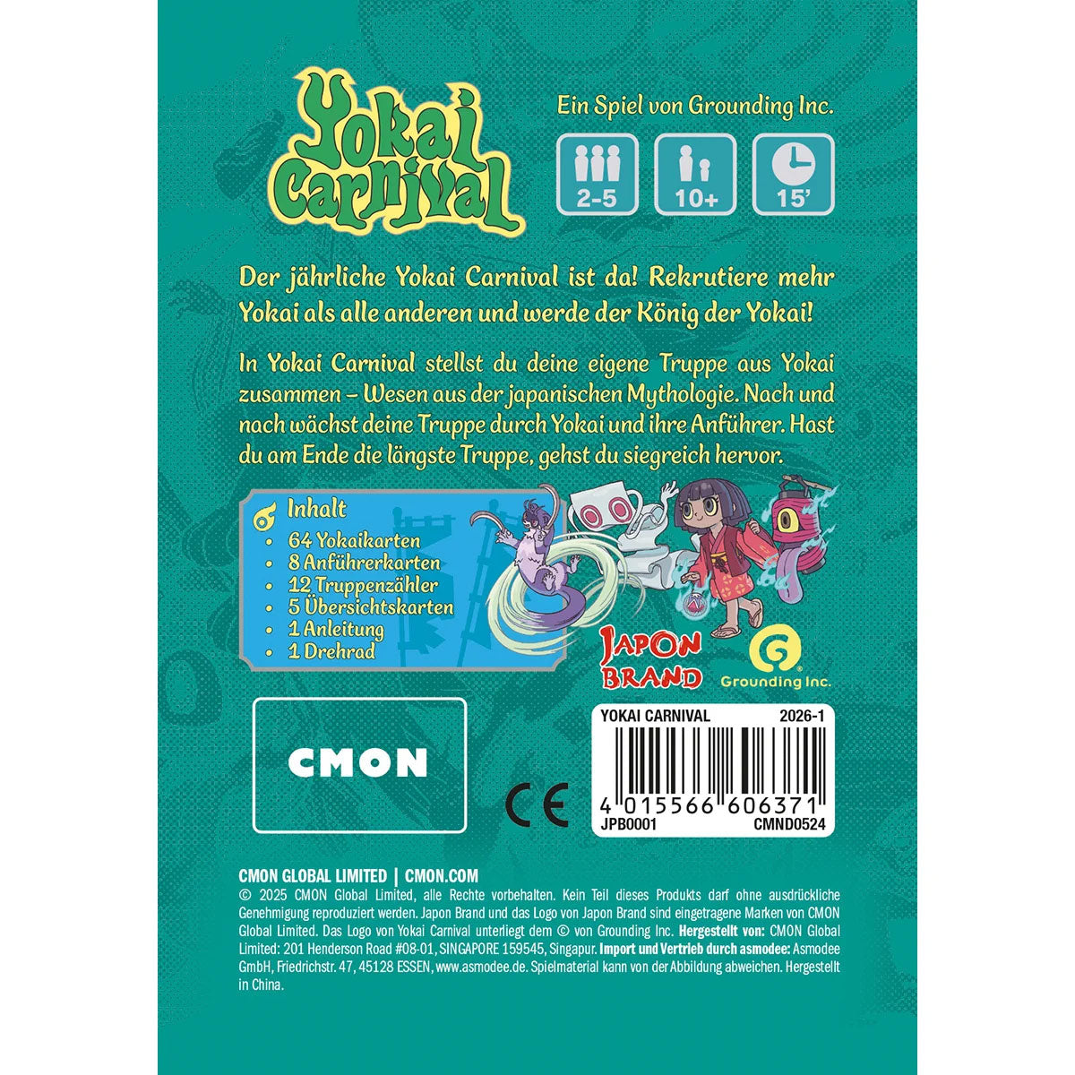 Yokai Carnival Rückseite