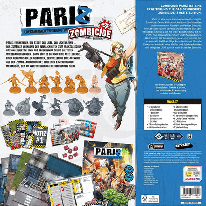 Zombicide (2. Edition): PariZ Rückseite